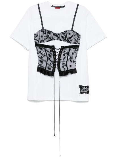 Lace-Corset T-Shirt
