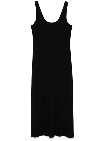 Scoop-Neck Midi Dress