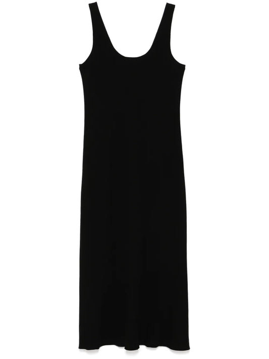 Scoop-Neck Midi Dress