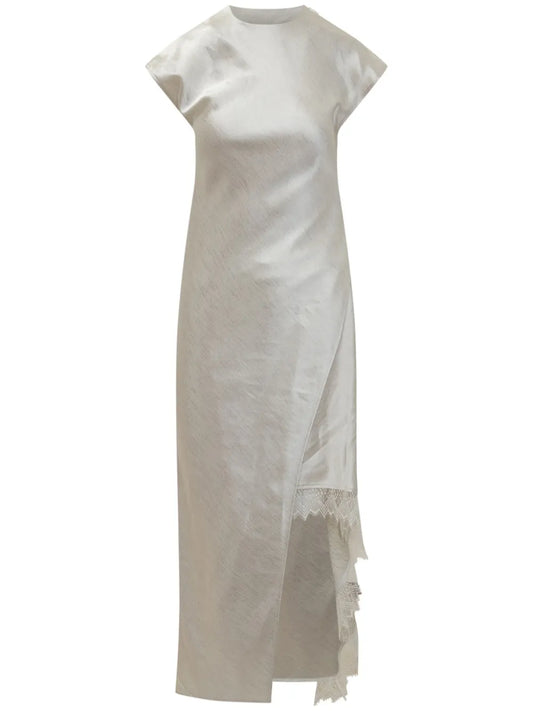 Asymmetric Layered Maxi Dress
