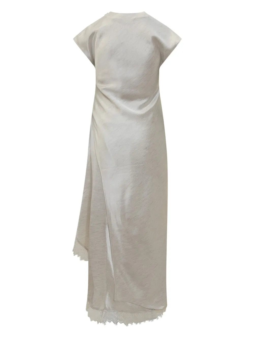 Asymmetric Layered Maxi Dress
