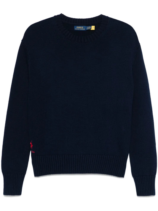 Polo-Pony-Motif Sweater