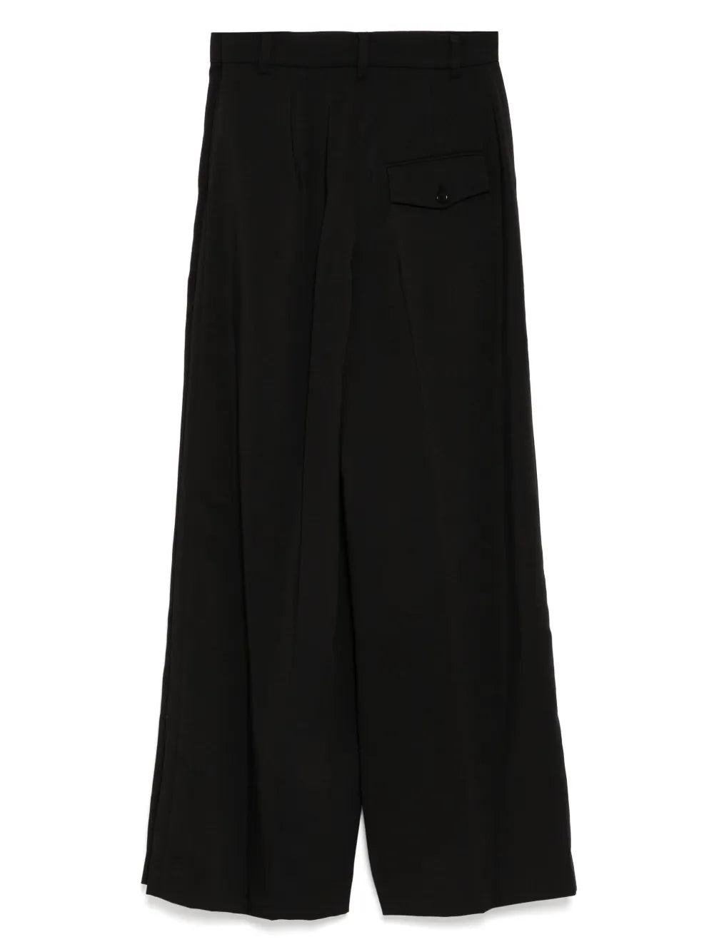 Side Folded Wide Pants