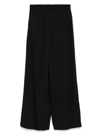 Side Folded Wide Pants