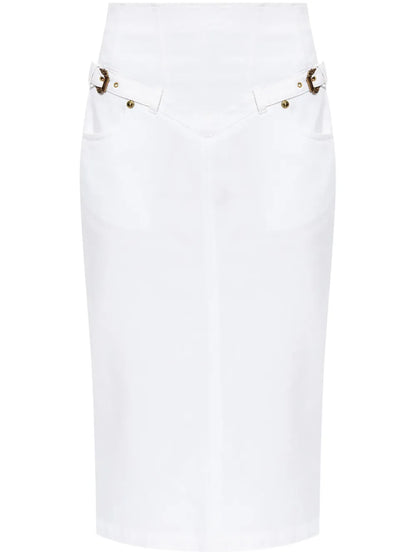 Cotton Midi Skirt