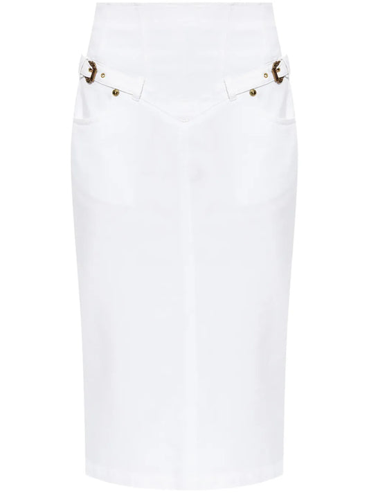 Cotton Midi Skirt