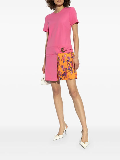 Panelled Mini Dress