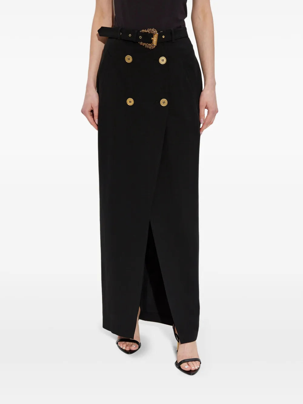 Baroque-Buckle Skirt