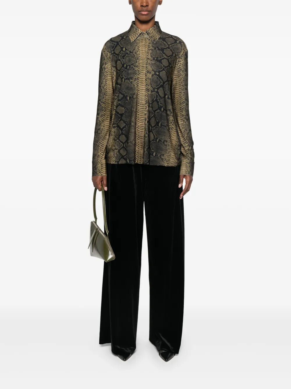 Snakeskin-Print Shirt