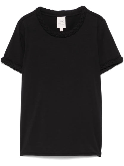Braided-Trim T-Shirt