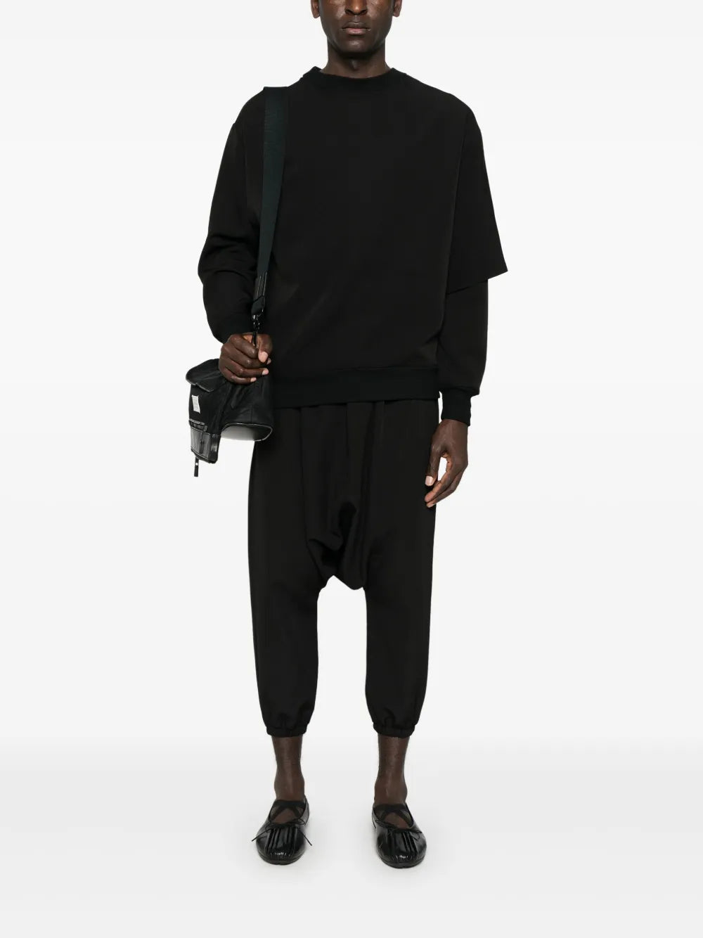 Drop-Crotch Trousers