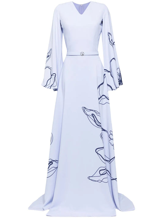 Floral Printed Kaftan