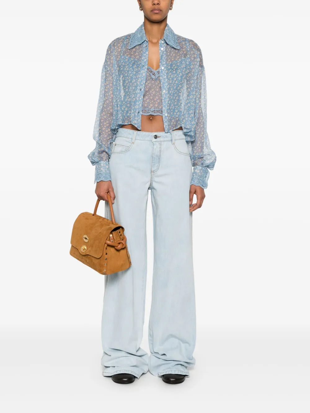 Floral-Print Shirt