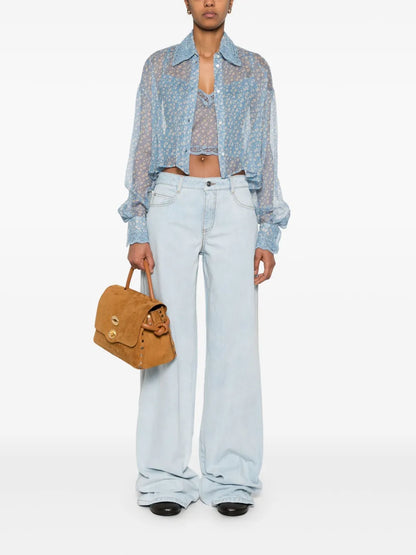 Floral-Print Shirt