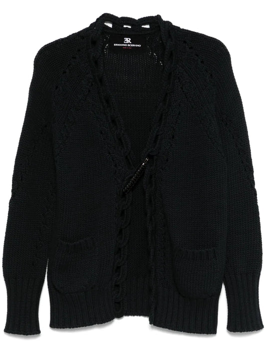 Pin-Detail Cardigan