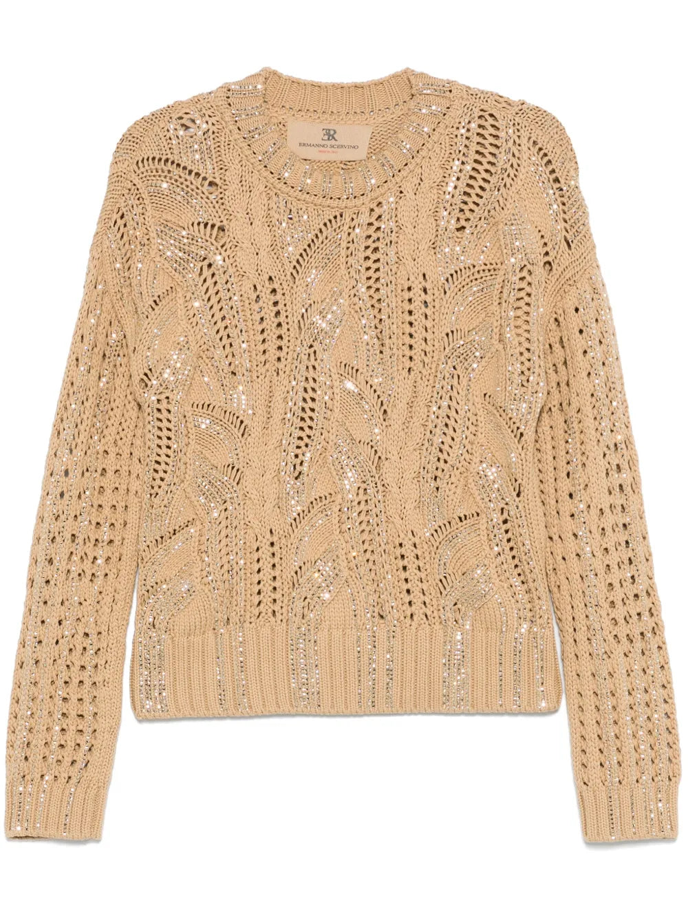 Crystal-Embellished Sweater