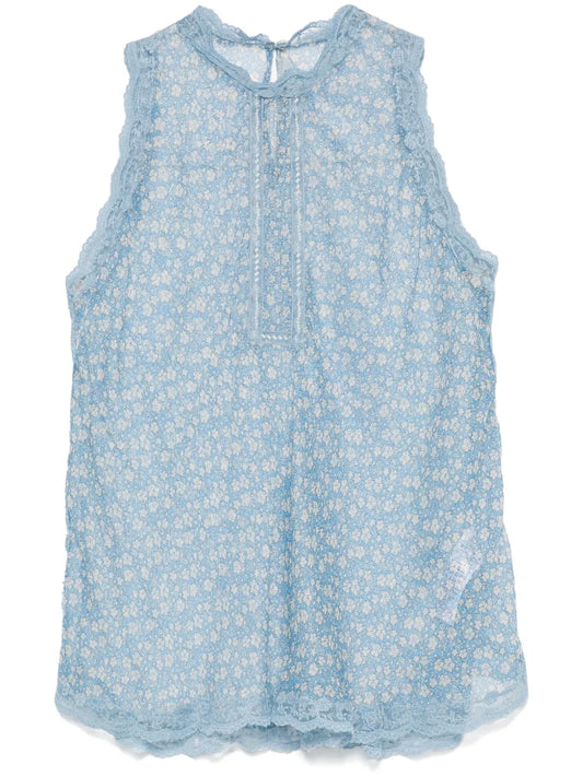 Floral-Print Tank Top