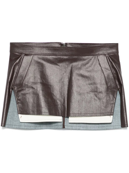 Fog Cutoff Mini Skirt
