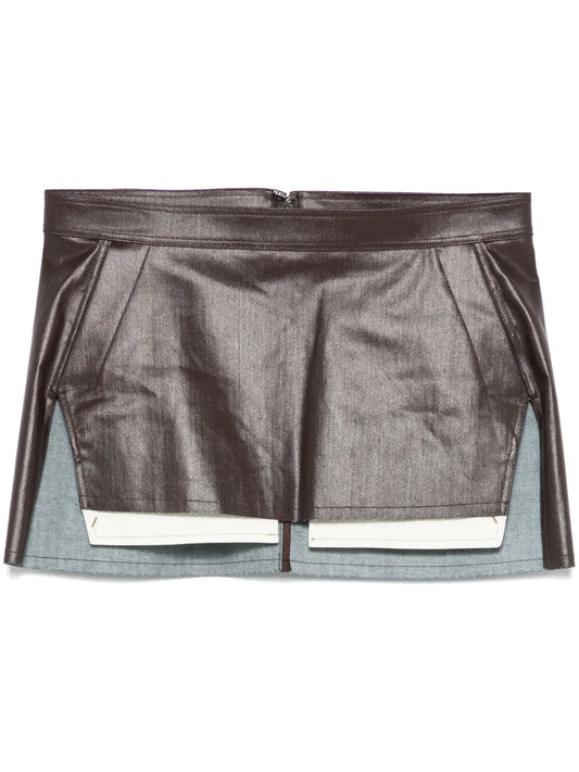 Fog Cutoff Mini Skirt