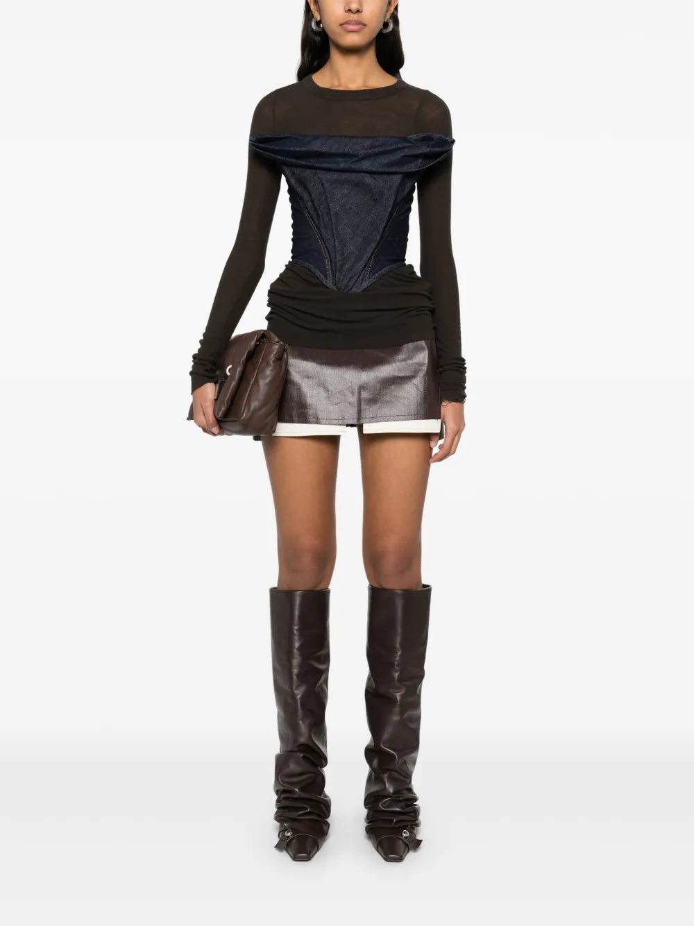 Fog Cutoff Mini Skirt