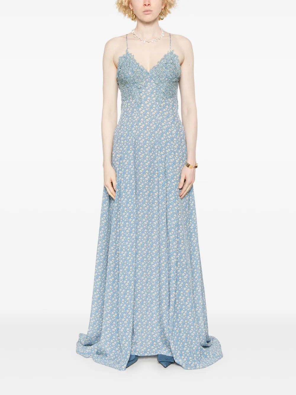 Floral-Print Maxi Dress