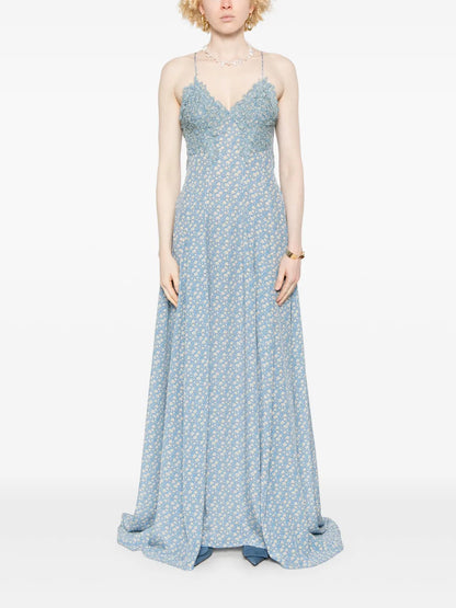 Floral-Print Maxi Dress