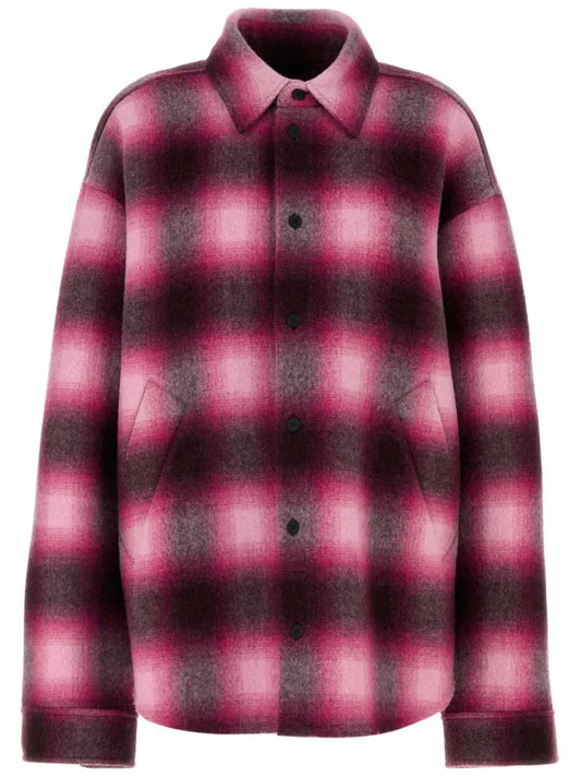 Embroidered Flannel Shirt