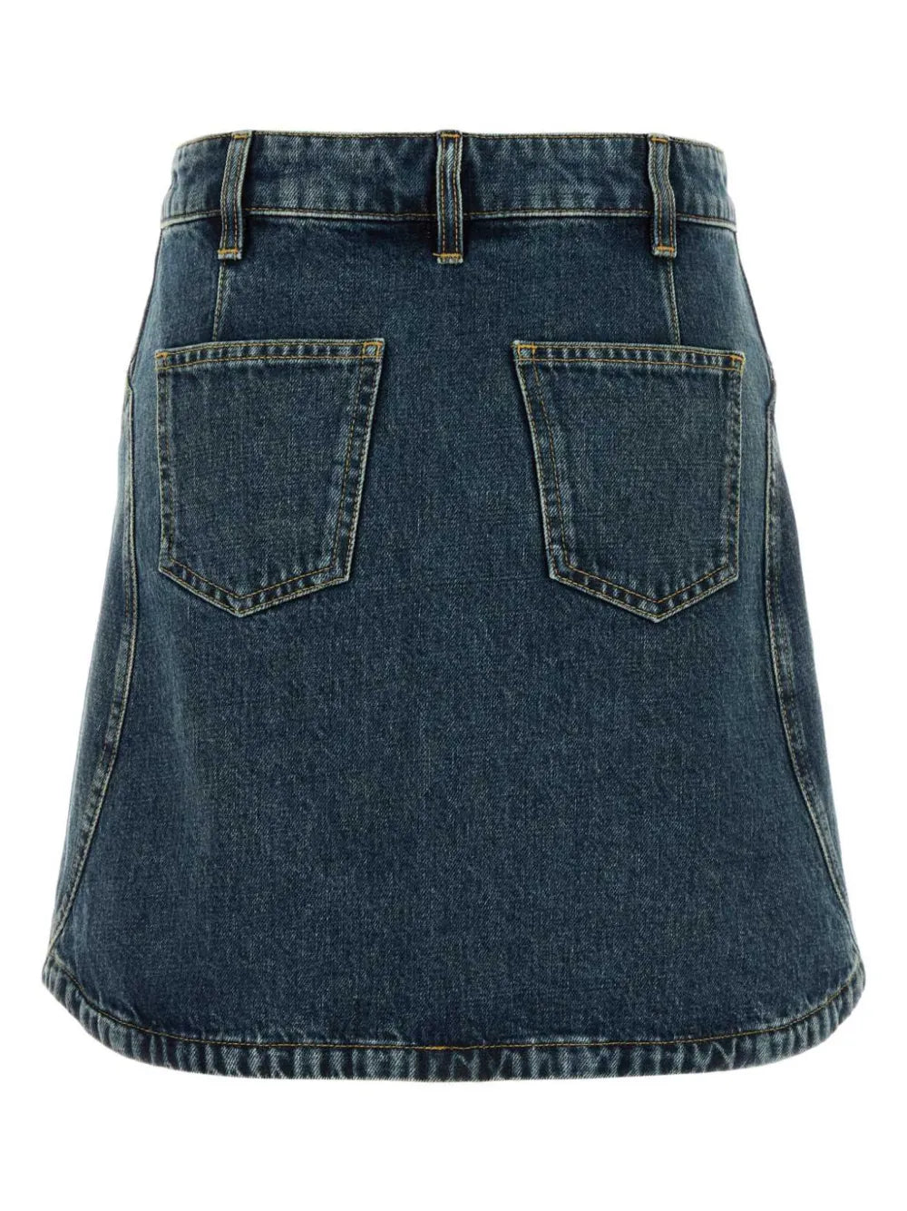 High-Waisted Denim Skirt