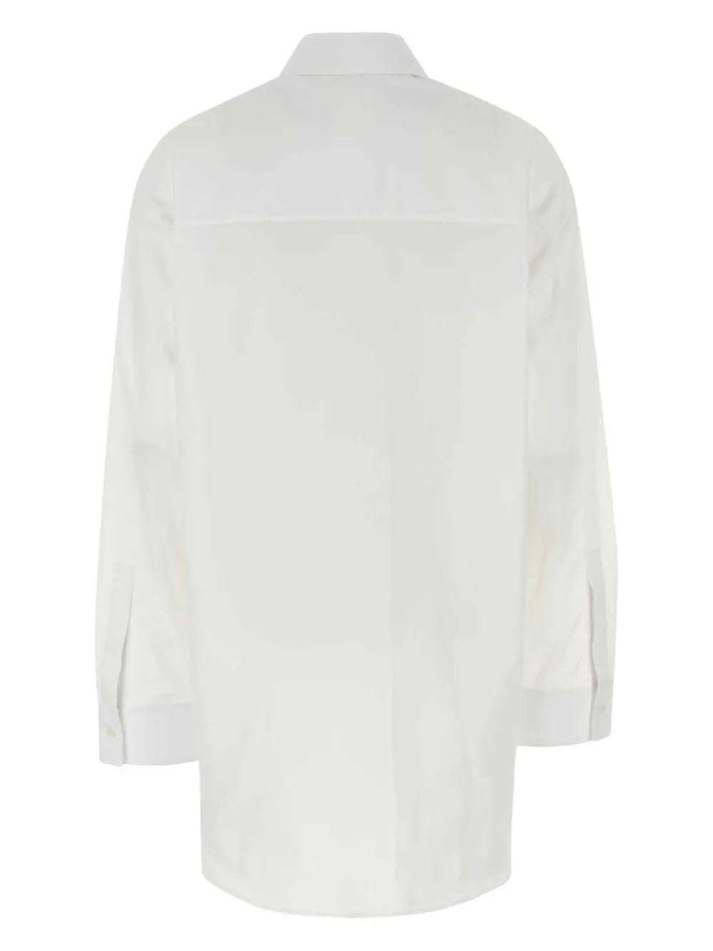 Sequin-Collar Oversize Shirt