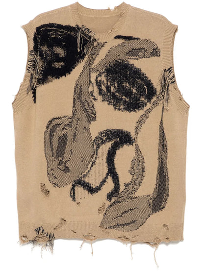 Oversize Sweater Vest