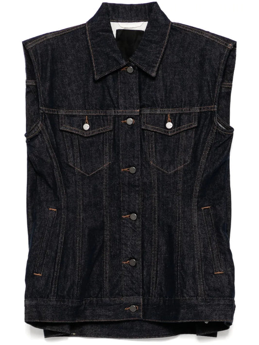 Oversize Midi Vest