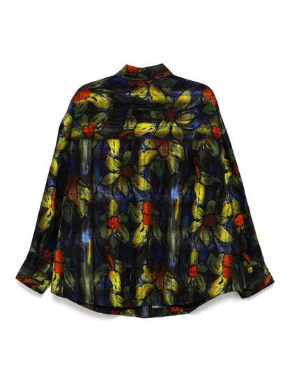 All-Over Floral Print Shirt