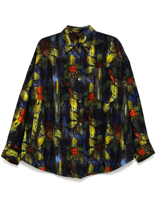 All-Over Floral Print Shirt