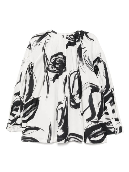 All-Over Graphic Print Shirt