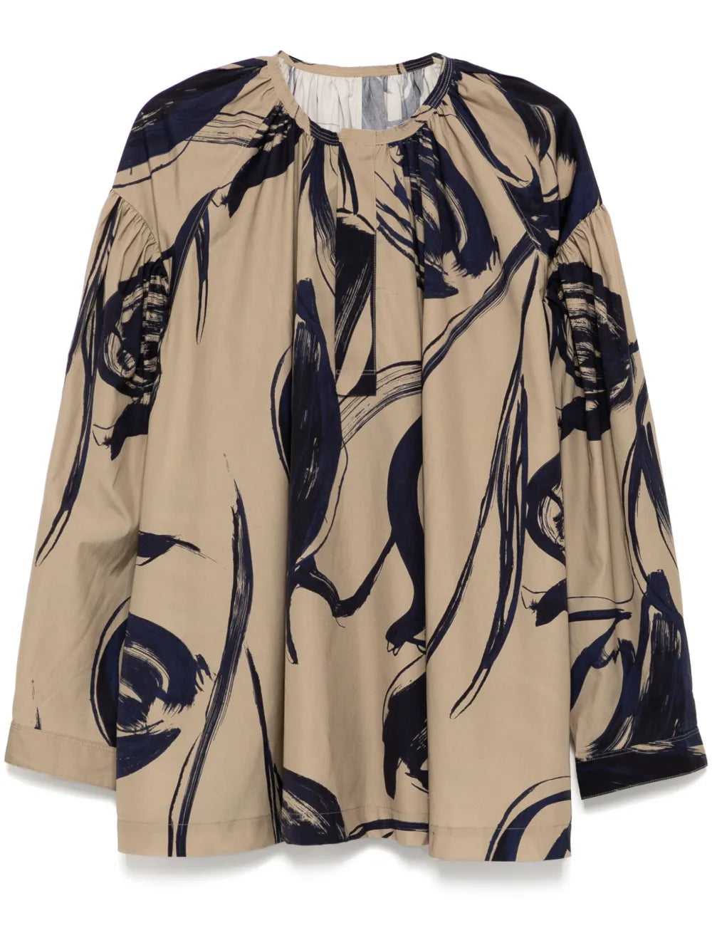 Pleated Oversize Shirt