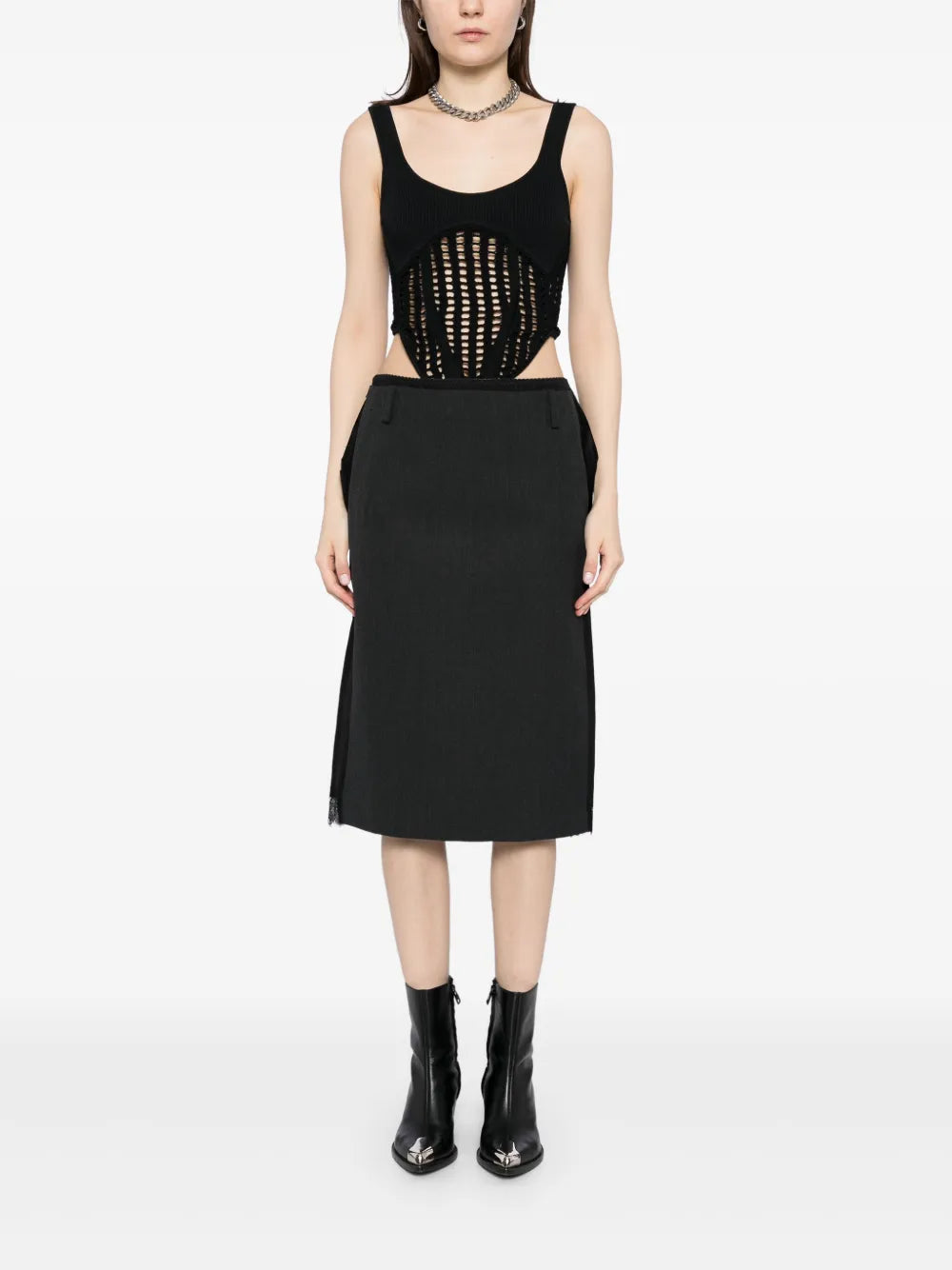 Panel Detailing Skirt