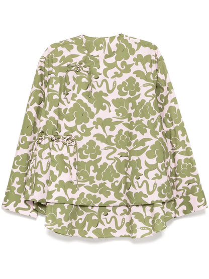 Curled Hem Jacket