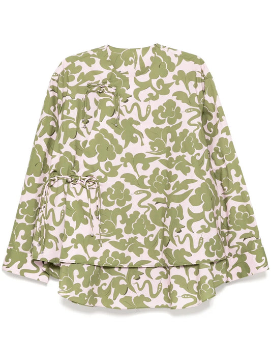 Curled Hem Jacket