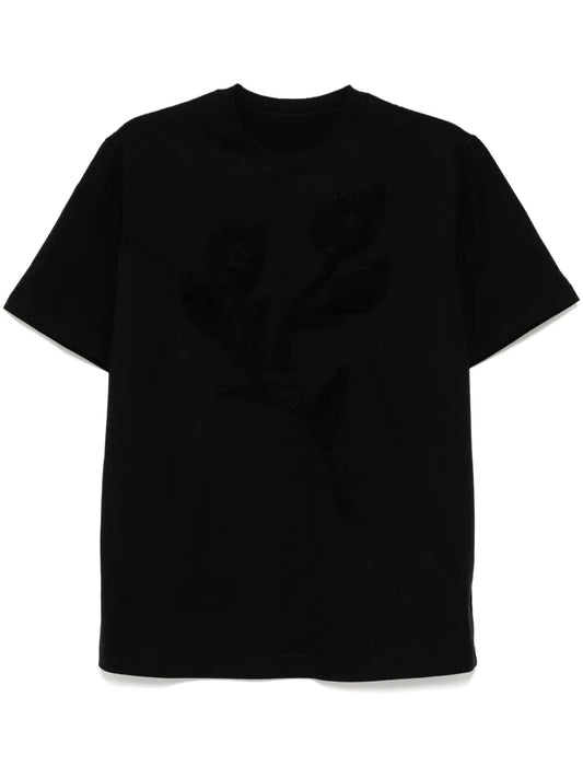 Plant-Printed T-Shirt