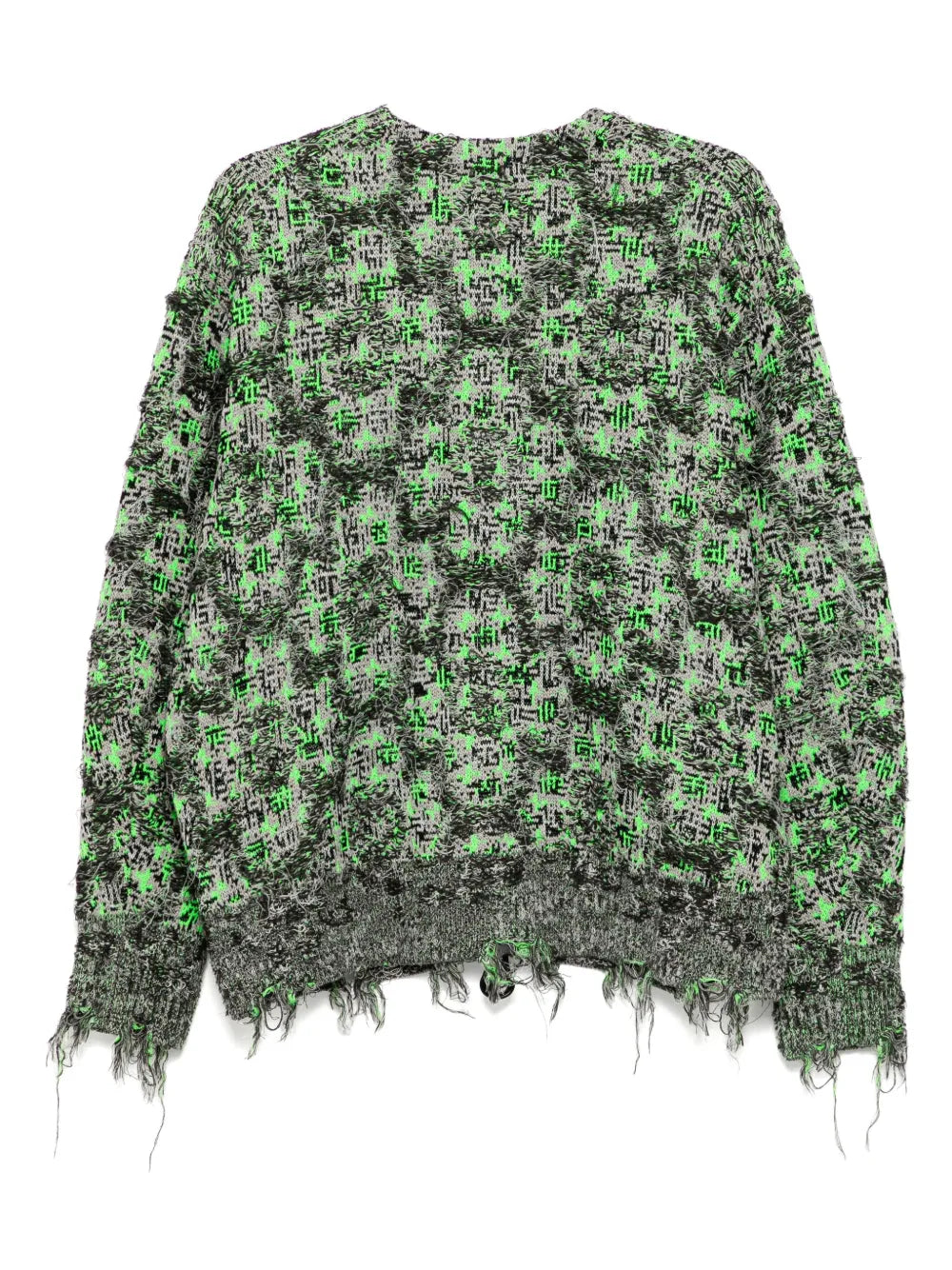 Pattern-Printed Cardigan