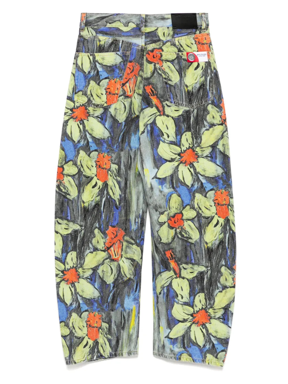 All-Over Floral Print Jeans