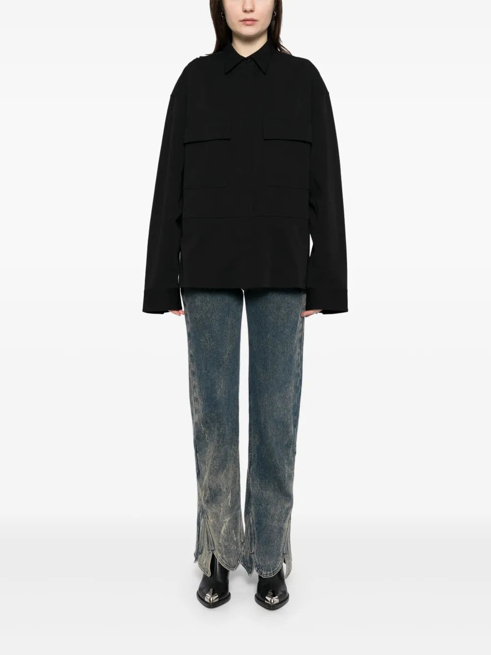 Button Fastening Jacket