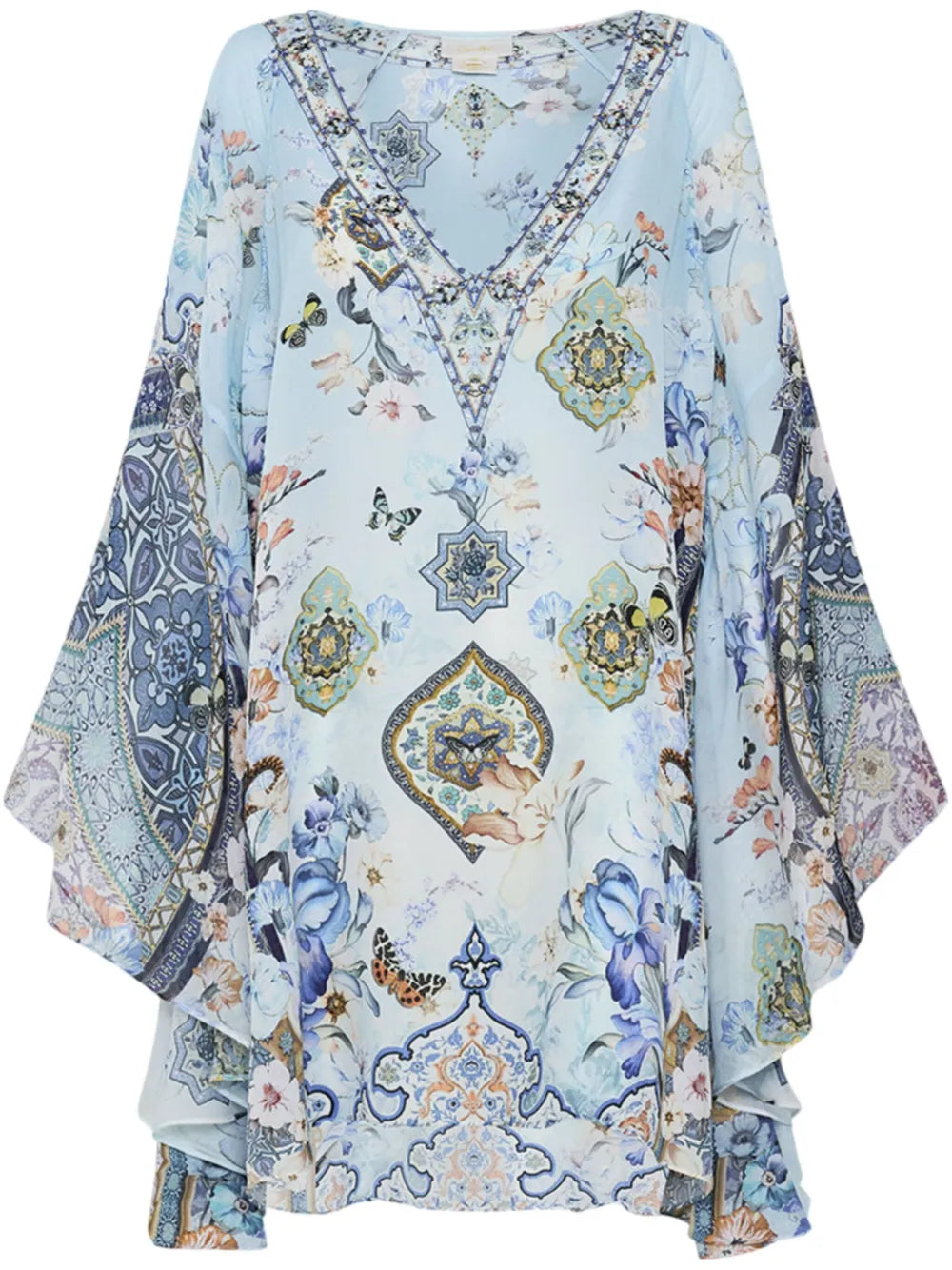 Graphic-Print Mini Dress