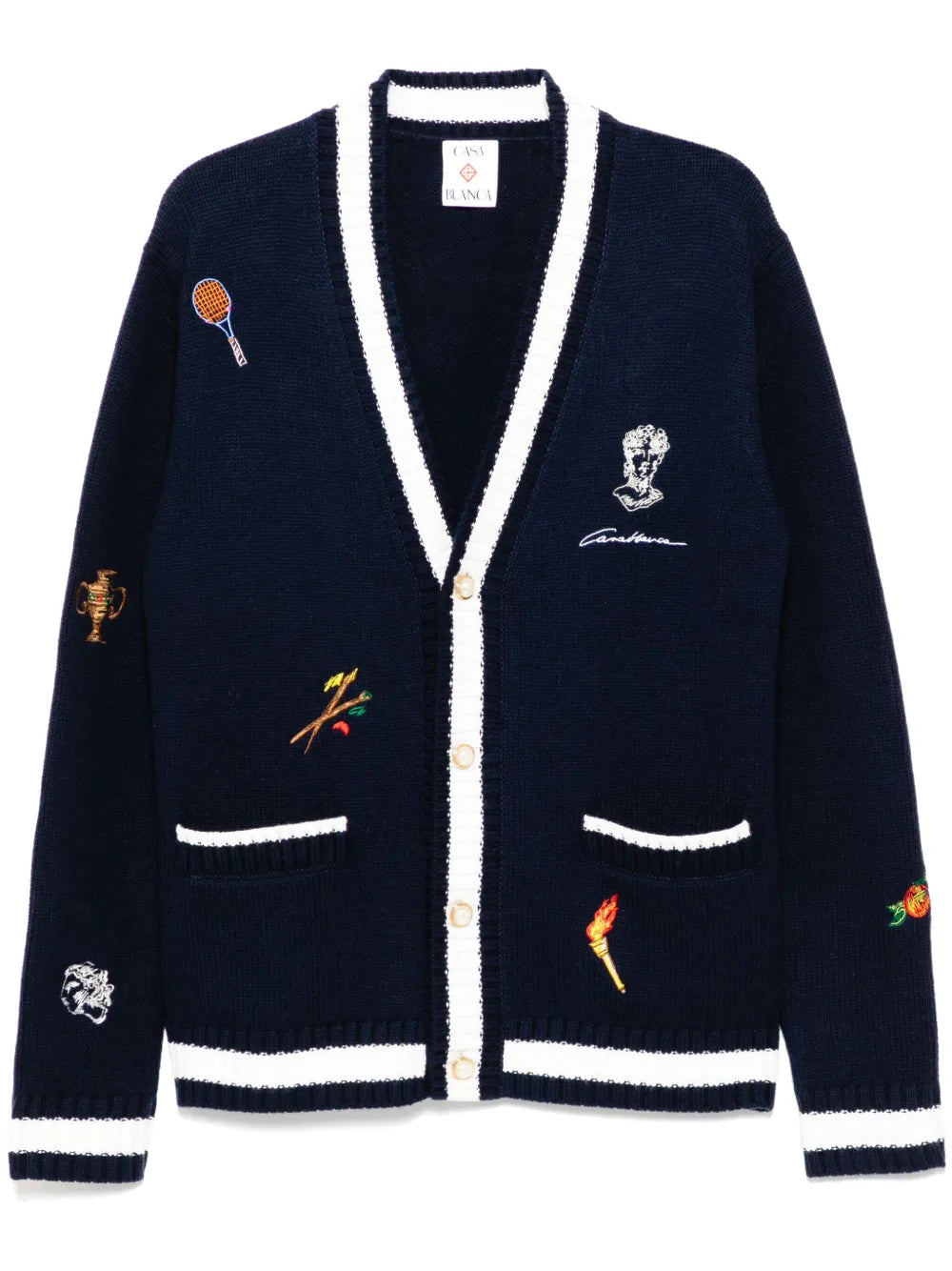 Embroidered Motif Cardigan