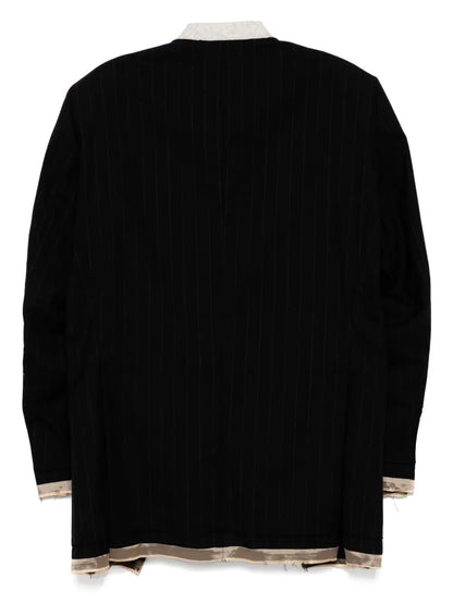 Chalk Stripe Wool Jacket
