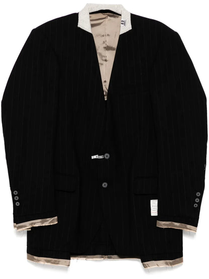 Chalk Stripe Wool Jacket