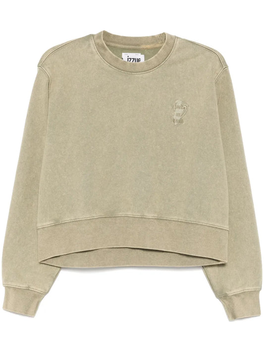 Embroidered Logo Sweater