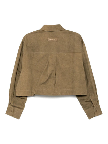 Cropped Shirt Jacket