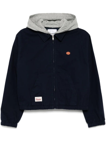 Layered Hooded Jacket