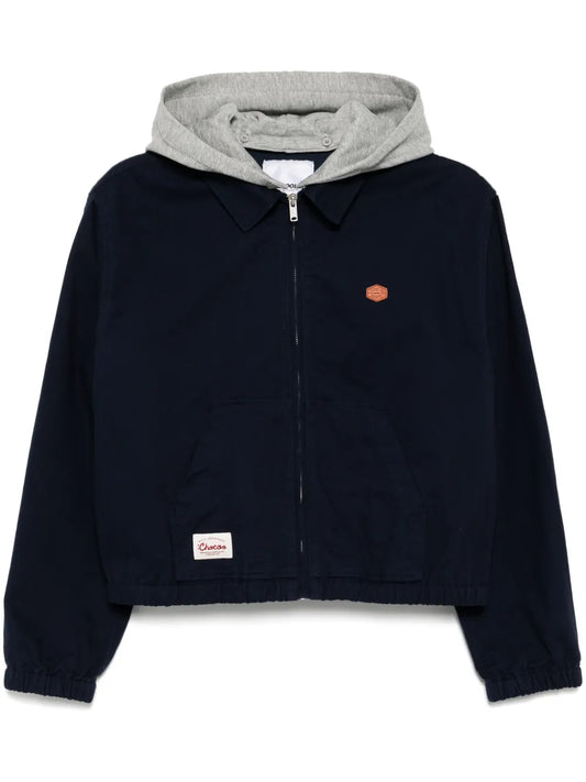 Layered Hooded Jacket